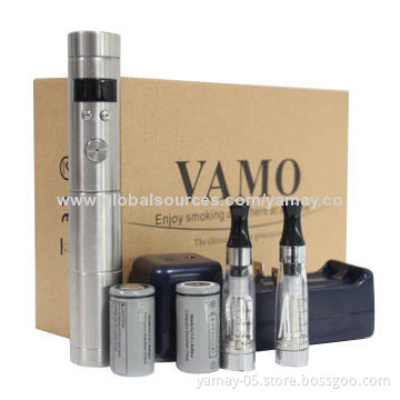 2014 Hot Sales Electronic Cigarette Vamo V5 Kit with CE4 Clearomizer with 2,200mAh Battery Capacity